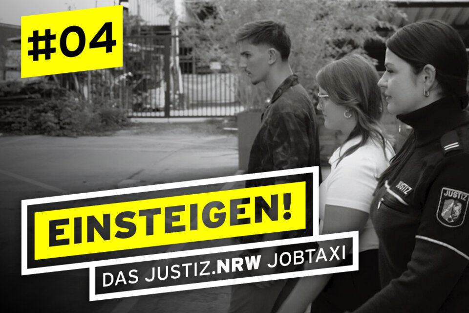 Einsteigen! Das Justiz.NRW Jobtaxi